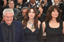 Claude Lelouch, Monica Bellucci, Marianne Denicourt Claude Lelouch, Monica Bellucci, Marianne Denicourt