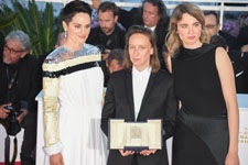 Noémie Merlant, Céline Sciamma, Adèle Haenel 