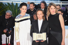 Noémie Merlant, Céline Sciamma, Adèle Haenel 